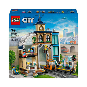 LEGO® City Central Train Station Set for Fans of Construction Toys 60469