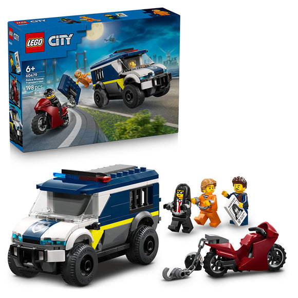 LEGO® City Police Prisoner Transport Van Building Toy 60479