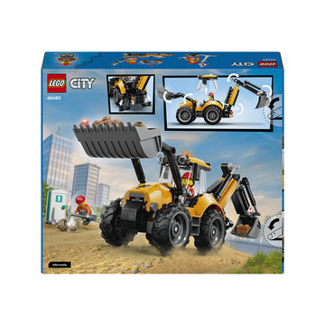 LEGO® City Yellow Backhoe Loader - Construction Toy 60480 - 0