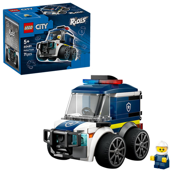 LEGO® City Rides – Police Truck Toy Building Set 60481