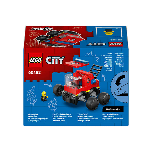 LEGO® City Rides – Fire Engine Toy Building Set 60482