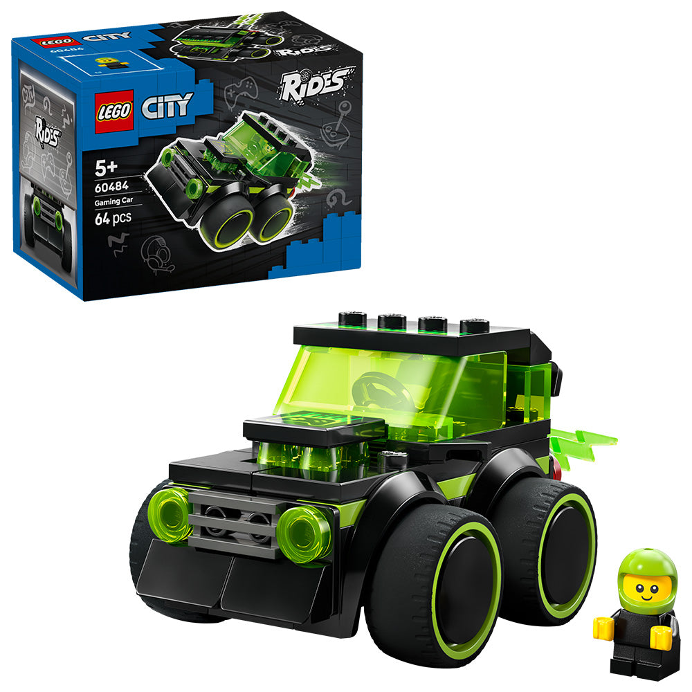 LEGO® City Rides – Gaming Race Car - Model Car Kit 60484