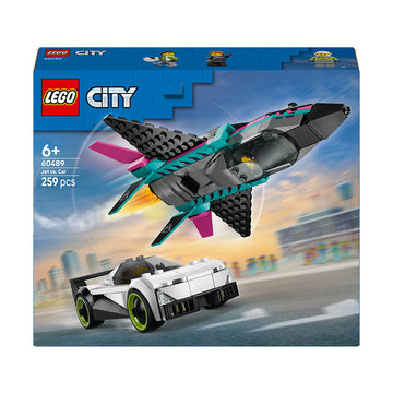 LEGO® City Jet vs. Car – Toy Cars and Jet Toy Playset - 60489