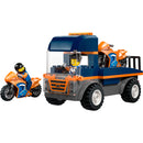 LEGO® City Motorcycle Transporter Toy and 2 Minifigures 60491-3