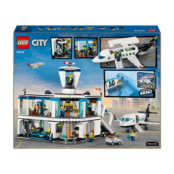 LEGO® City Airport with Airplane - Toy Model Airport Set - 60502
