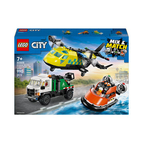 LEGO® City Airplane, Service Truck & Hovercraft Remix 60505
