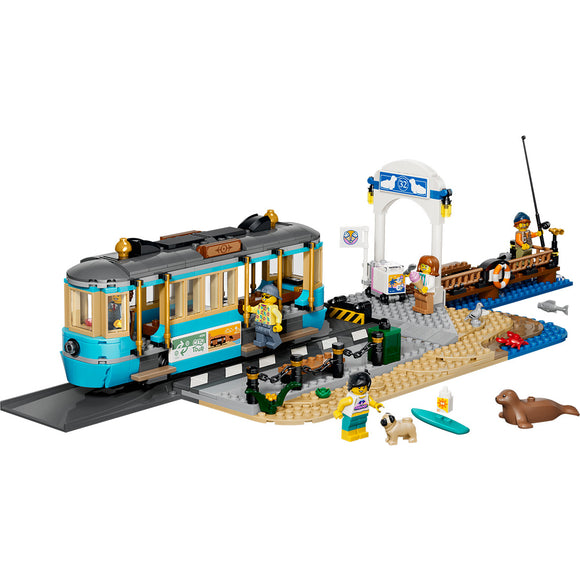 LEGO® City Classic Beach Streetcar - Train Toys 60506