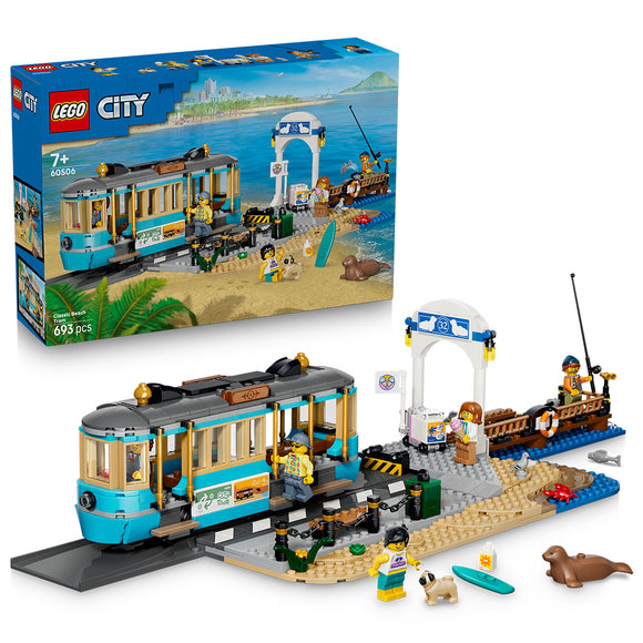LEGO® City Classic Beach Streetcar - Train Toys 60506