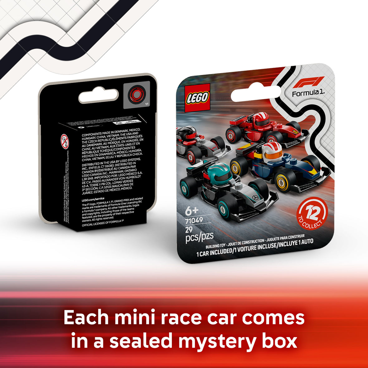 LEGO® F1® Collectible Race Cars Limited-Edition (1 of 12 to Collect) 71049