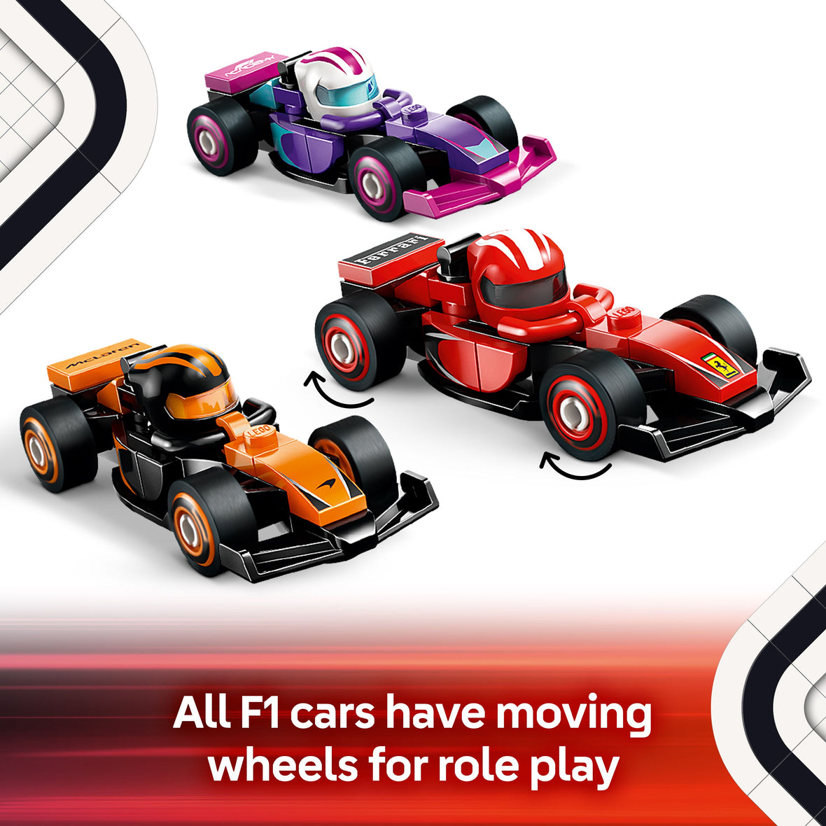 LEGO® F1® Collectible Race Cars Limited-Edition (1 of 12 to Collect) 71049