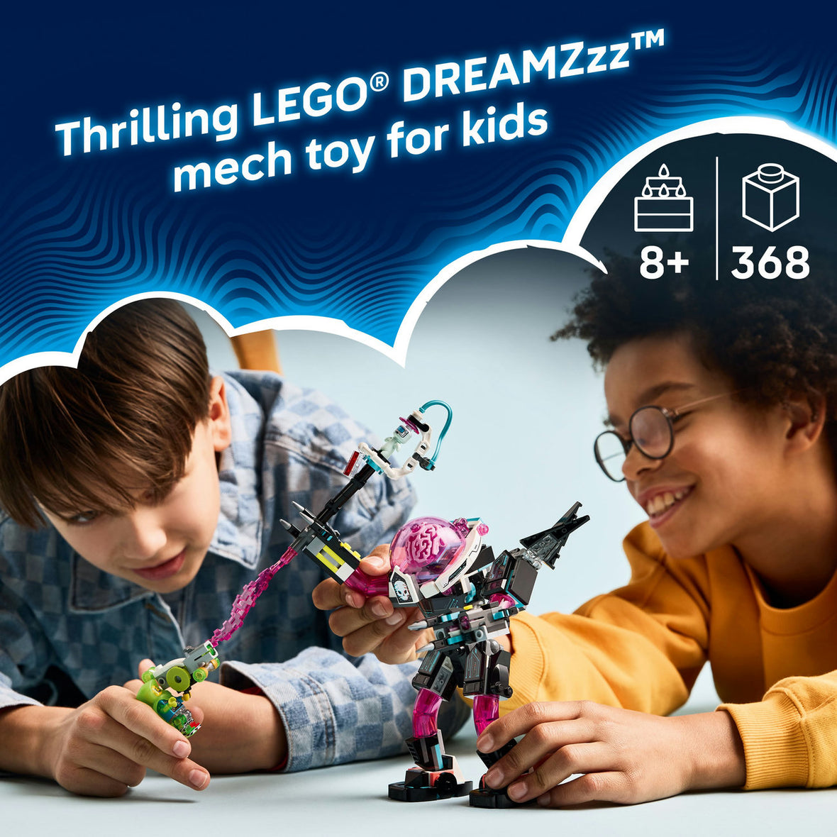 LEGO® DREAMZzz™ Mateo vs. Cyber Brain Mech Robot Toy 71495