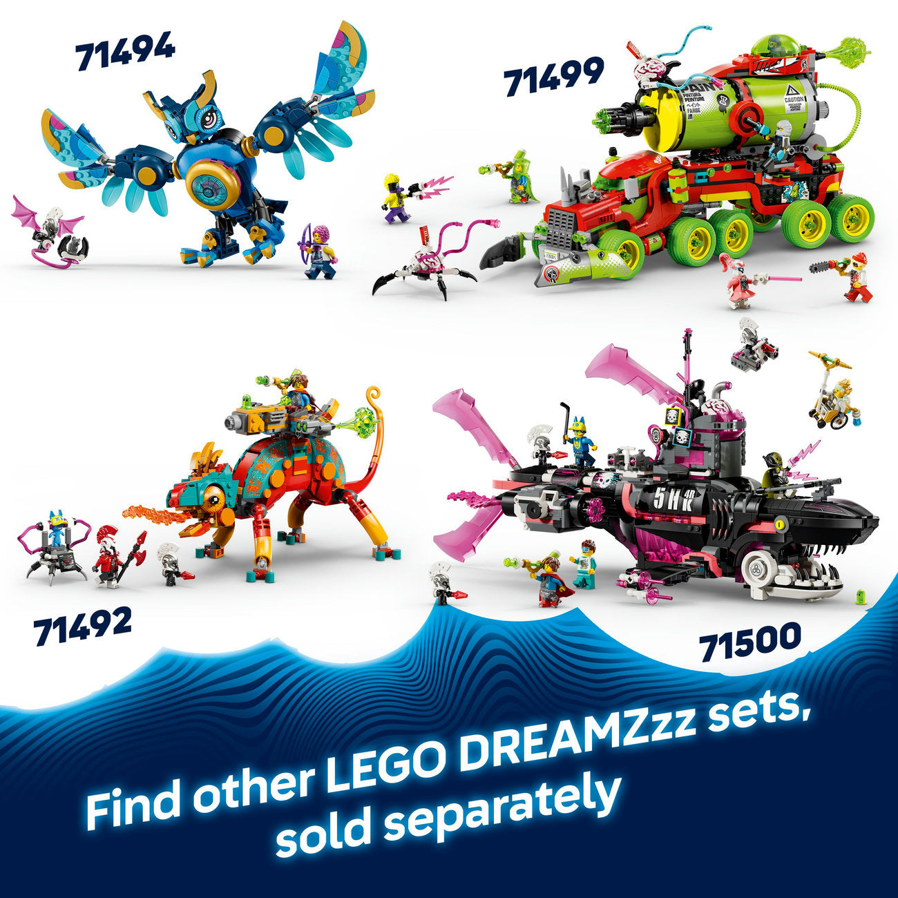 ベルサート LEGO® DREAMZzz™ Mateo vs. Cyber Brain Mech Robot Toy 71495