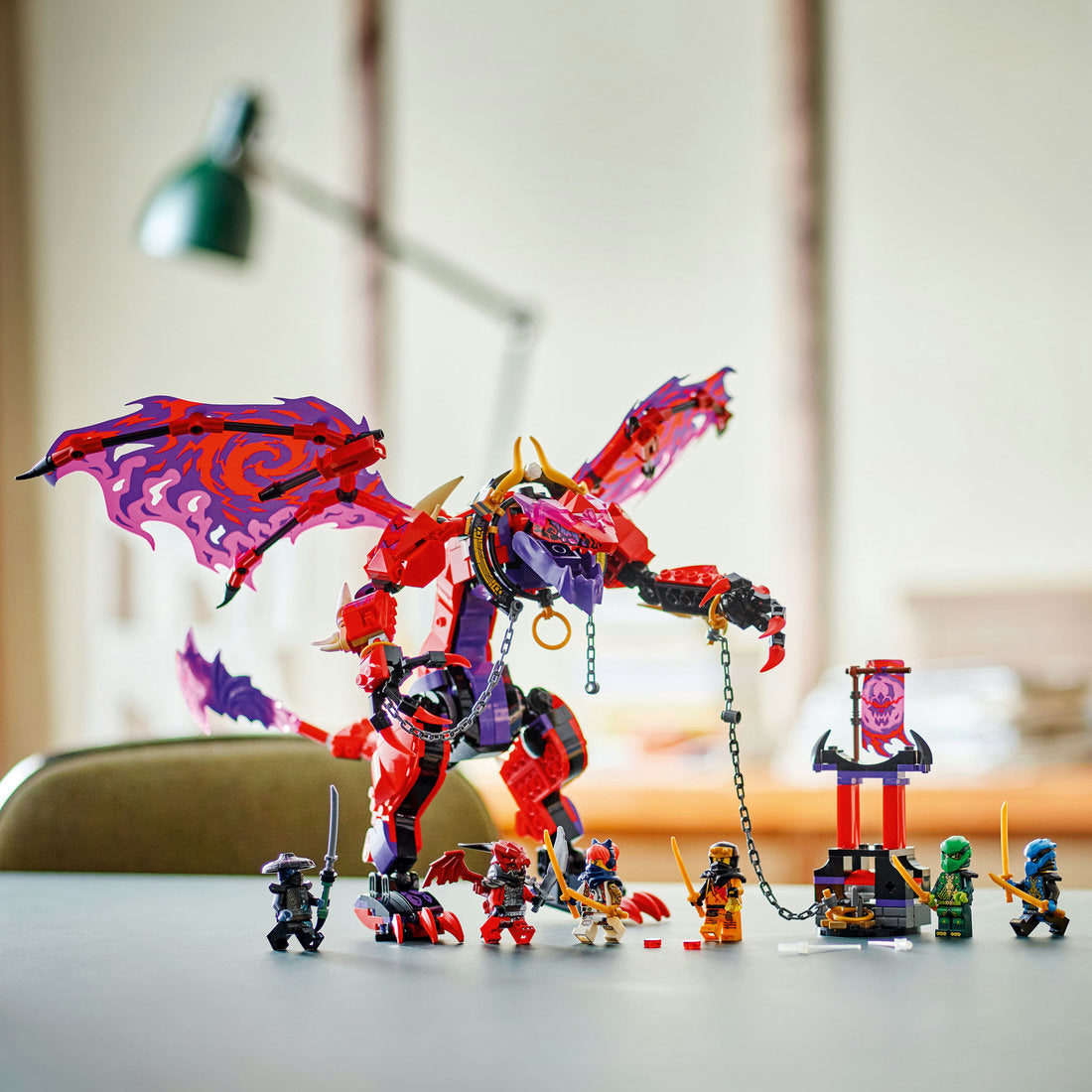 LEGO® NINJAGO® Thunderfang Dragon of Chaos Ninja Toy Set 71832