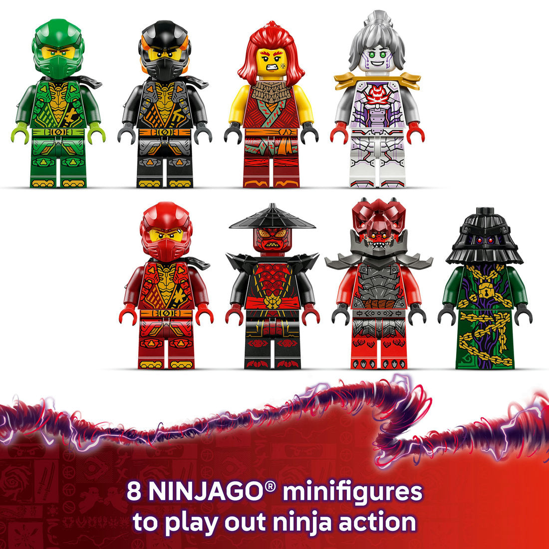 LEGO® NINJAGO® Arc Dragon of Focus Ninja Toy Set 71836 | Import A Toy