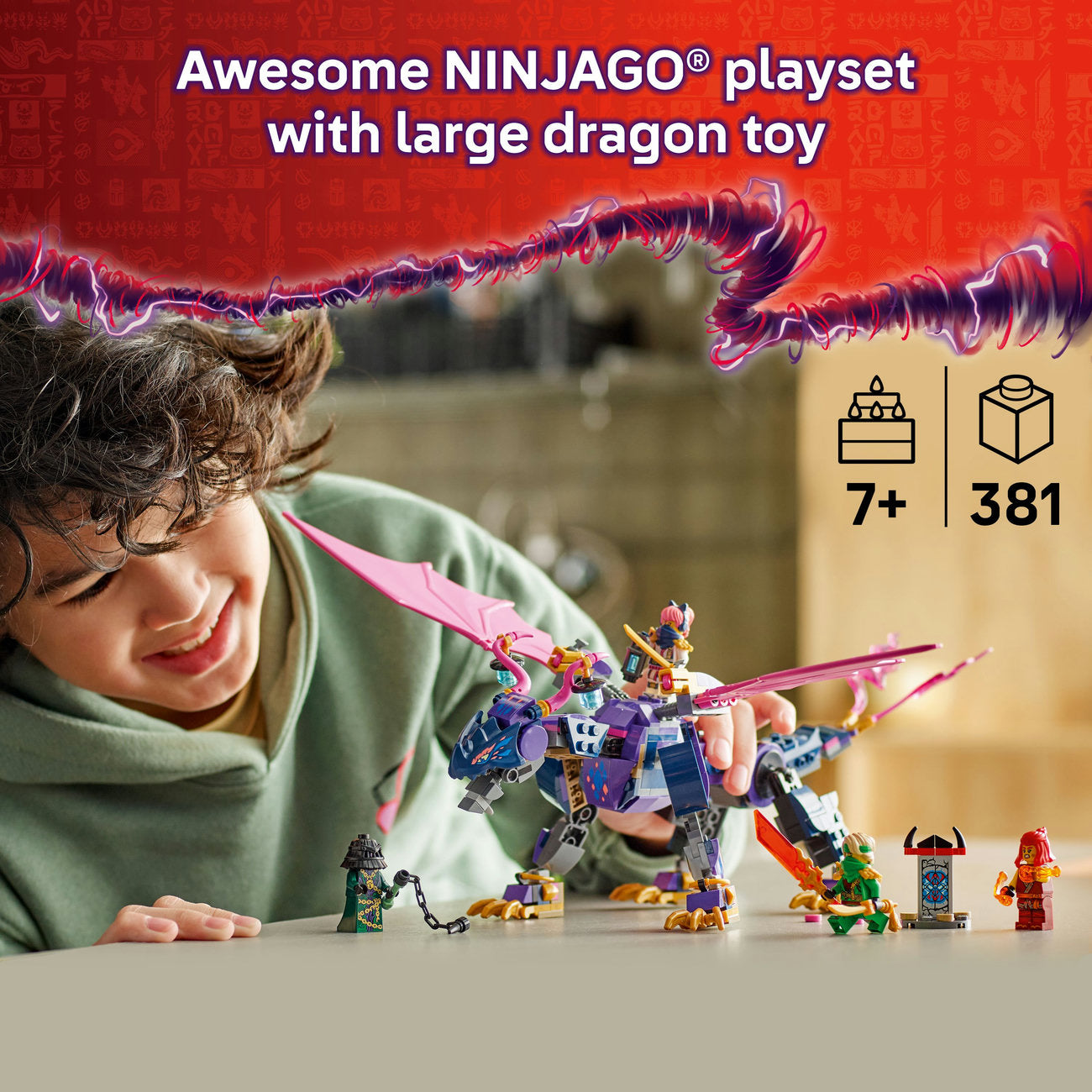 LEGO® NINJAGO® Rontu the Master Dragon Toy Set 71842 | Import A Toy