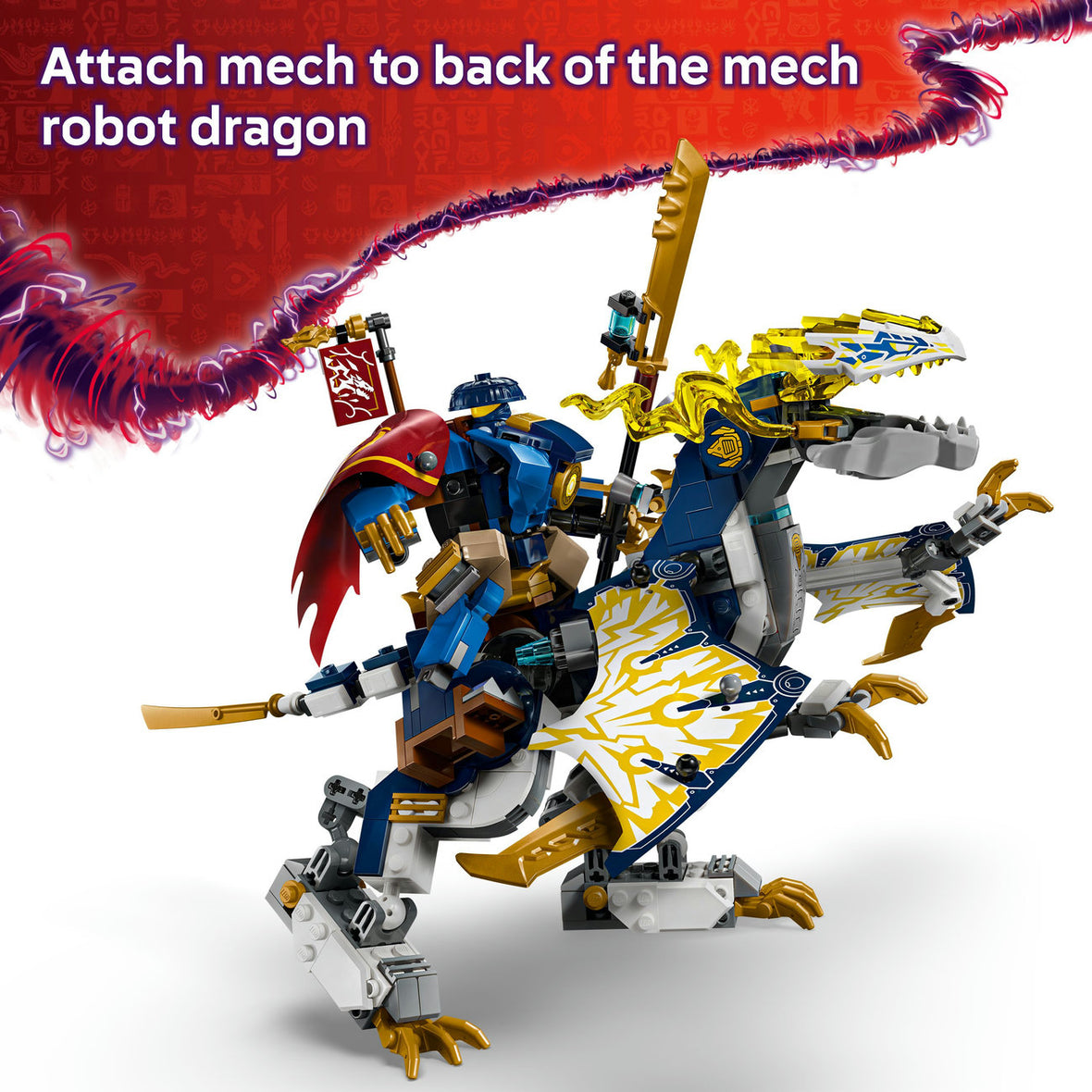 LEGO® NINJAGO® Rogue’s Mech Dragon Rider Ninja Toy 71843