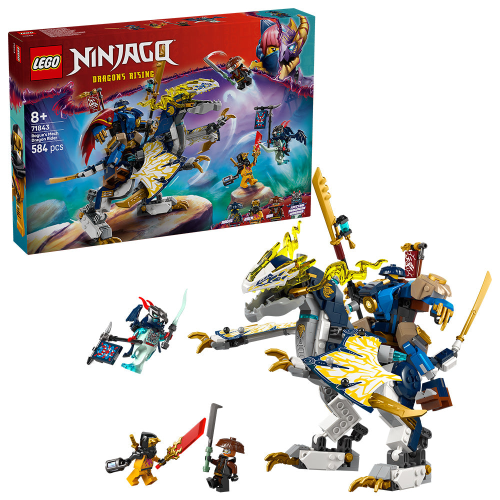 LEGO® NINJAGO® Rogue’s Mech Dragon Rider Ninja Toy 71843