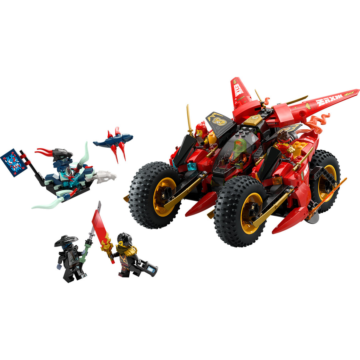 LEGO® NINJAGO® Ninja Combat Vehicle 3-in-1 Toy Building Set 71844