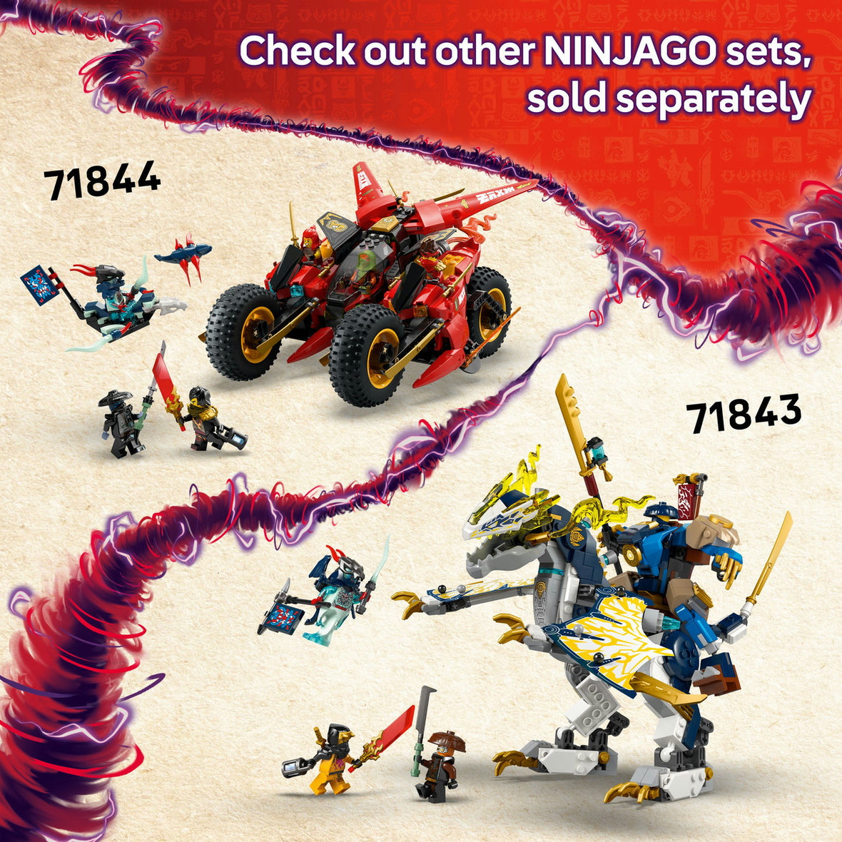LEGO® NINJAGO® Lloyd’s Jet Mech Ninja Toy Building Kit 71845