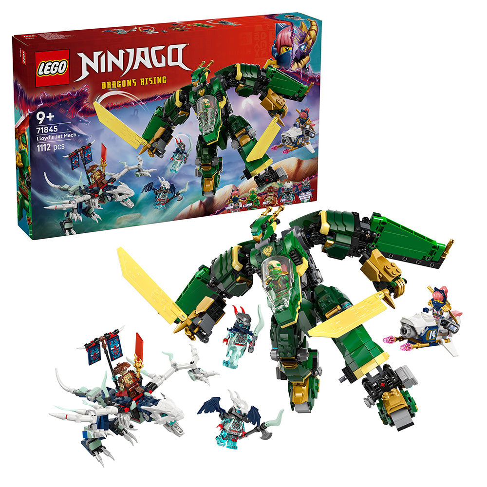 LEGO® NINJAGO® Lloyd’s Jet Mech Ninja Toy Building Kit 71845