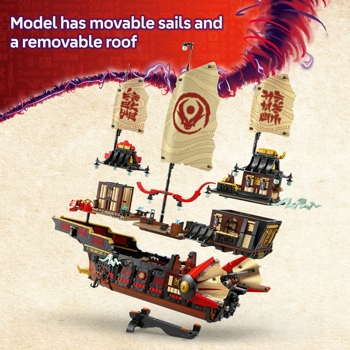 LEGO® NINJAGO® The Temple Bounty Ship Toy Building Kit 71848