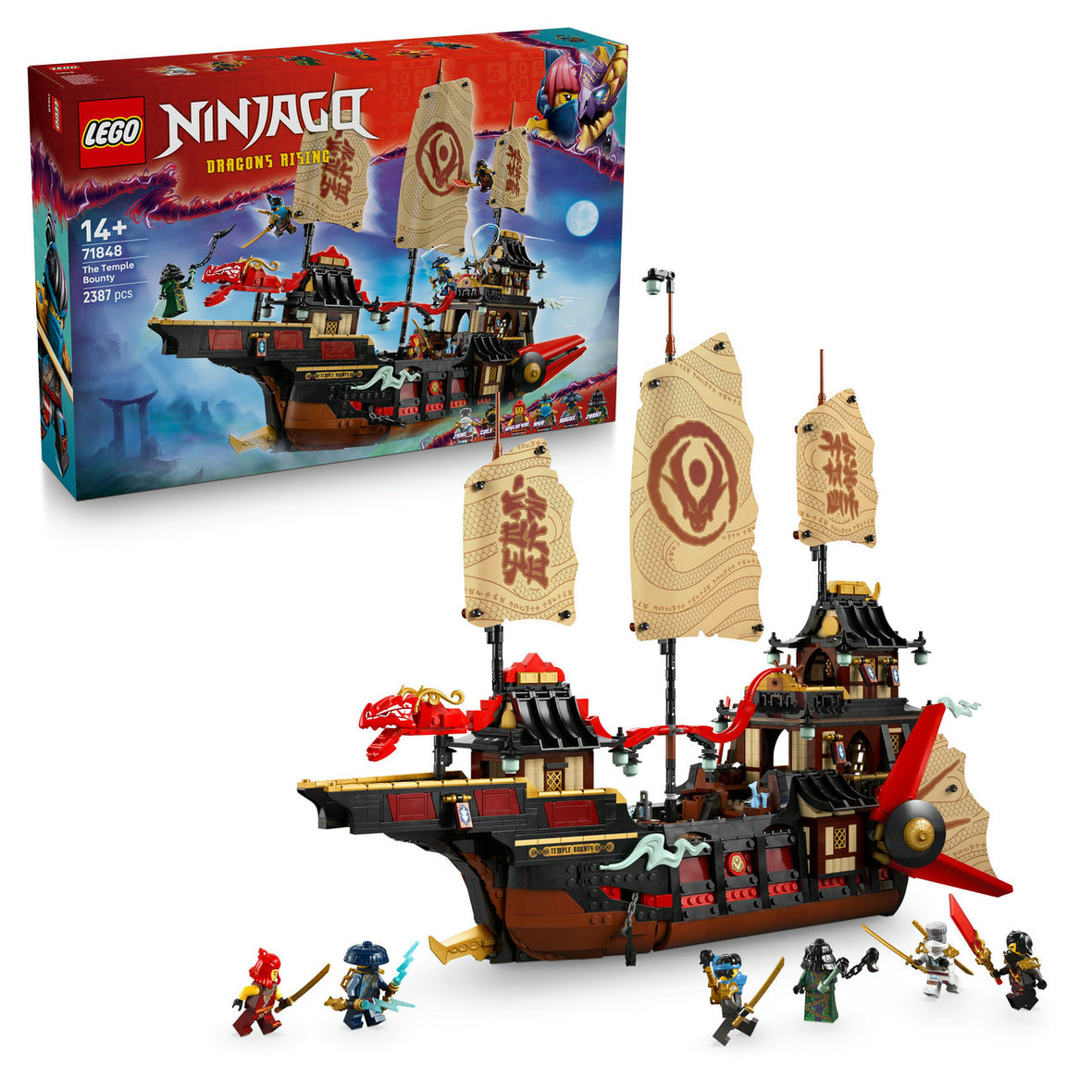 LEGO® NINJAGO® The Temple Bounty Ship Toy Building Kit 71848