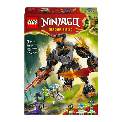 LEGO® NINJAGO® Cole’s Mission Mech & Dragon Zane Toys 71854