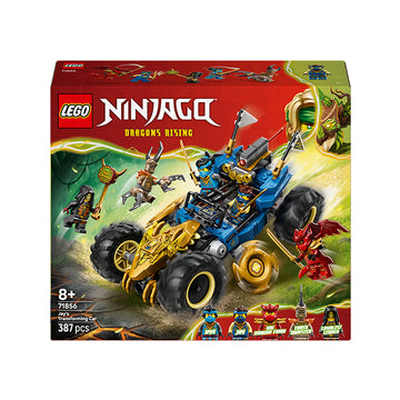 LEGO® NINJAGO® Jay’s Transforming Car Racing Toy 71856
