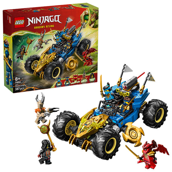 LEGO® NINJAGO® Jay’s Transforming Car Racing Toy 71856