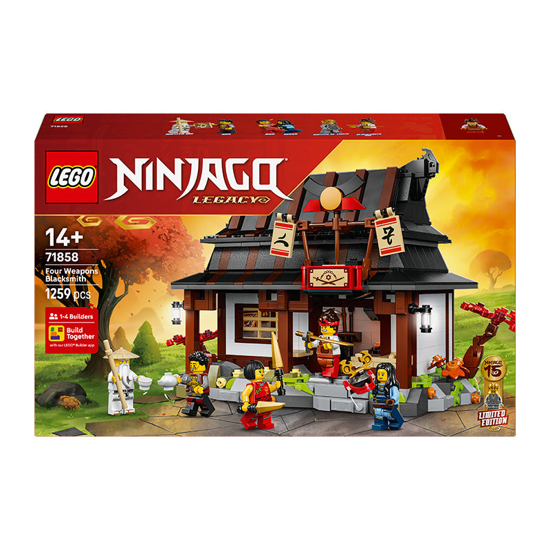 LEGO® NINJAGO® Four Weapons Blacksmith 15th Anniversary 71858