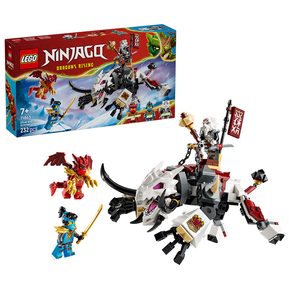 LEGO® NINJAGO® Zilvar and Grimtak the Dragon Beast 71863 | Import