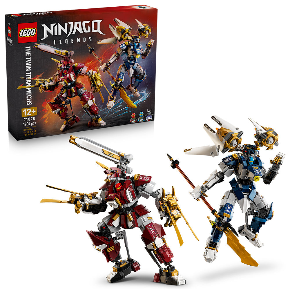 LEGO® NINJAGO® The Twin Titan Mechs Action Figures 71870 | Import