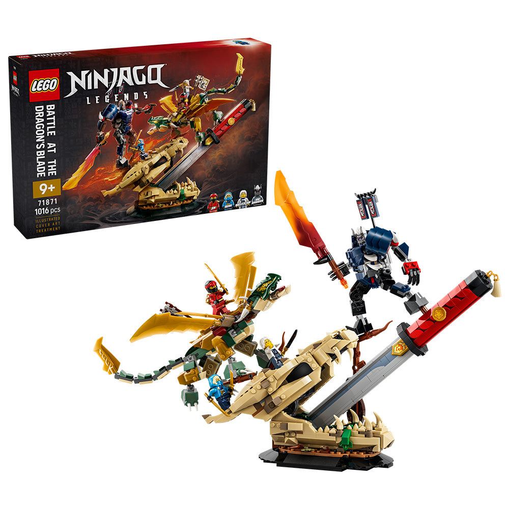 LEGO® NINJAGO® Battle at the Dragon's Blade Display 71871 | Import