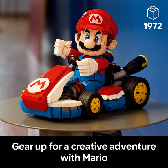 LEGO® Super Mario™: Mario Kart™ – Mario & Standard Kart, Collectible Model 72037