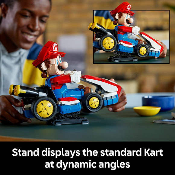 LEGO® Super Mario™: Mario Kart™ – Mario & Standard Kart, Collectible Model 72037