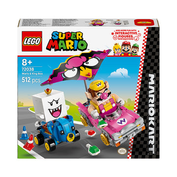 LEGO® Super Mario™: Mario Kart™ – Wario & King Boo Figures and 2 Karts 72038