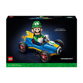 LEGO® Super Mario™: Mario Kart™ – Luigi & Mach 8, Collectible Model 72050