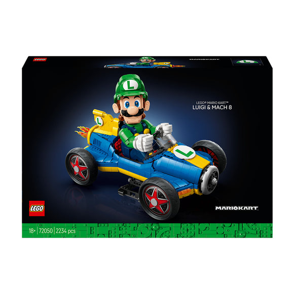 LEGO® Super Mario™: Mario Kart™ – Luigi & Mach 8, Collectible Model 72050