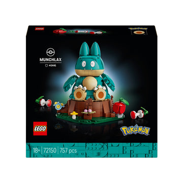 LEGO® Pokémon™ Munchlax Figure Decor Building Set 72150