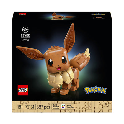 LEGO® Pokémon™ Eevee Model Building Kit Gamer Merch 72151