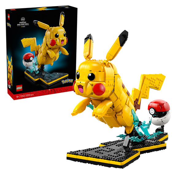 LEGO® Pokémon™ Pikachu and Poké Ball Building Kit 72152