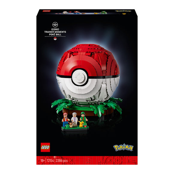 LEGO® Pokémon™ Iconic Trainer Moments Poké Ball Decor 72154