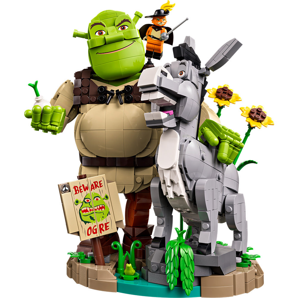 LEGO® Shrek: Shrek - Donkey & Puss in Boots Figure Kit 72423 - SLIGHTLY DAMAGED BOX