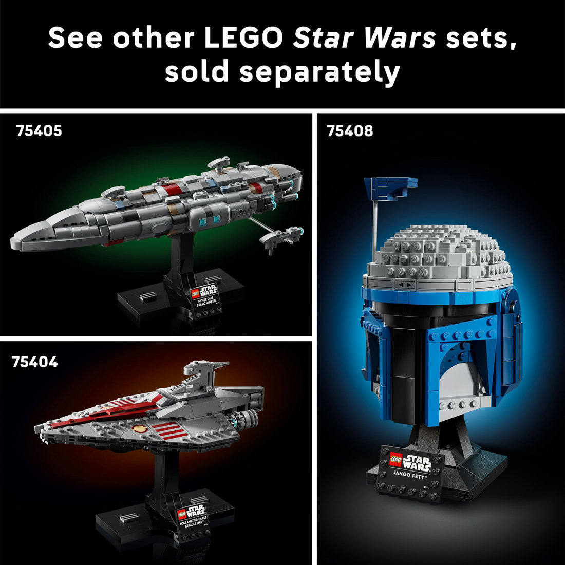 LEGO® Star Wars™ Brick-Built Star Wars Logo Sign 75407