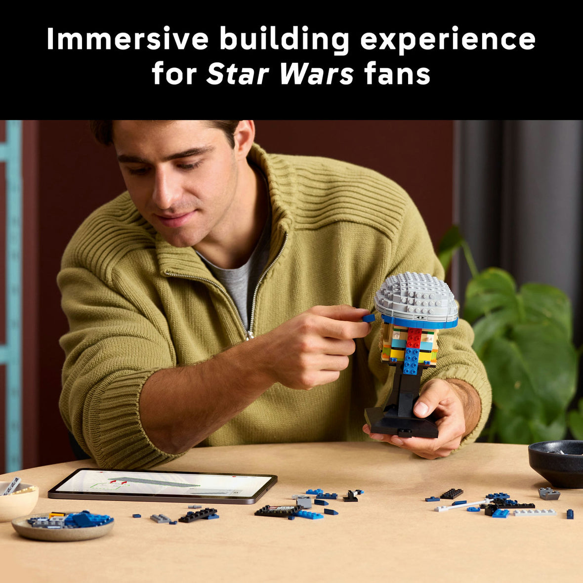 LEGO® Star Wars™ Jango Fett™ Helmet, Buildable Model Kit for Adults 75408