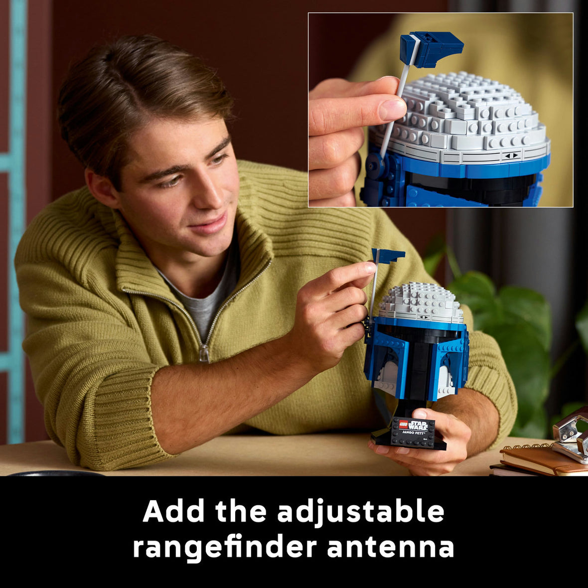 LEGO® Star Wars™ Jango Fett™ Helmet, Buildable Model Kit for Adults 75408