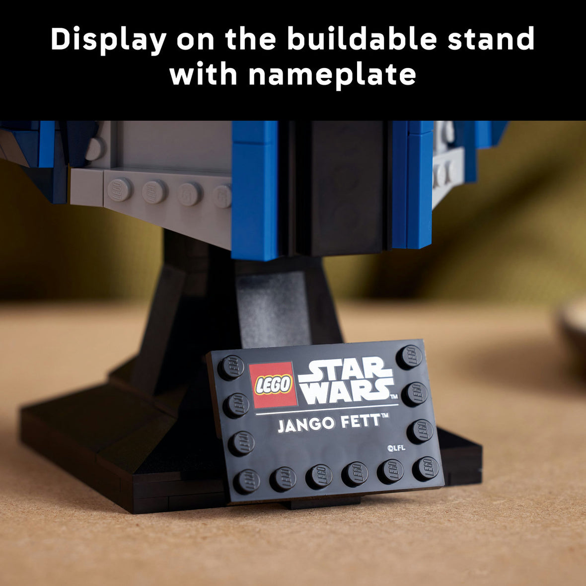 LEGO® Star Wars™ Jango Fett™ Helmet, Buildable Model Kit for Adults 75408