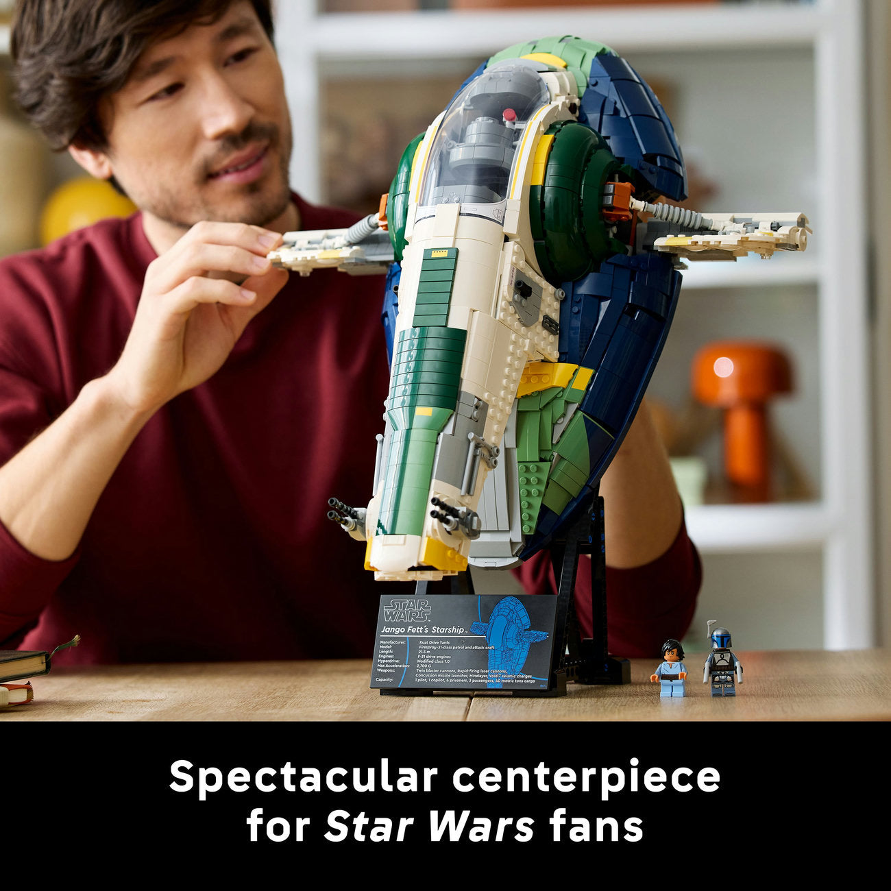 LEGO® Star Wars™ Jango Fett's Firespray-Class Starship Display Set
