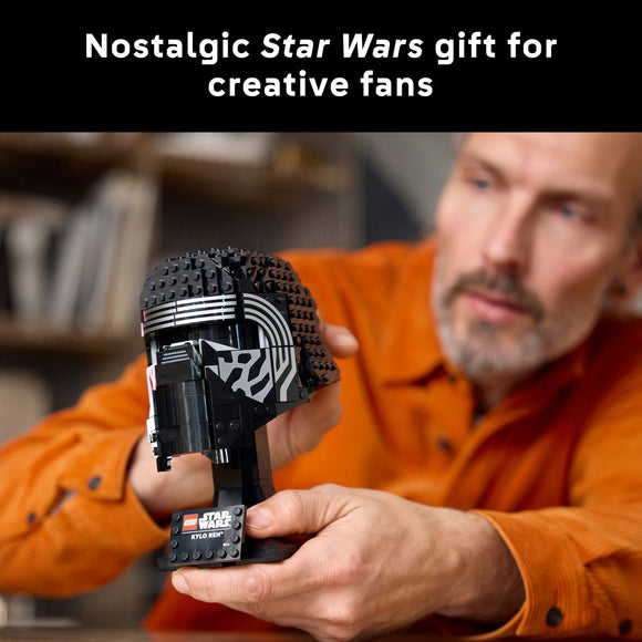 LEGO® Star Wars™ Kylo Ren™ Helmet, Buildable Model Kit for Adults 75415