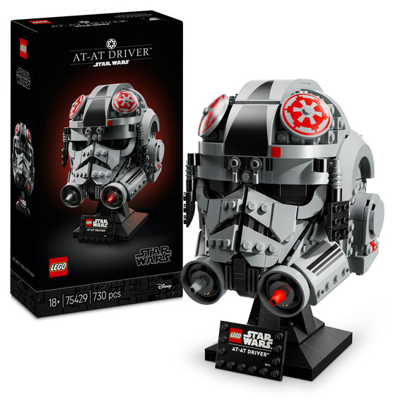 LEGO® Star Wars™ AT-AT Driver™ Helmet, Buildable Model Kit 75429 - SLIGHTLY DAMAGED BOX